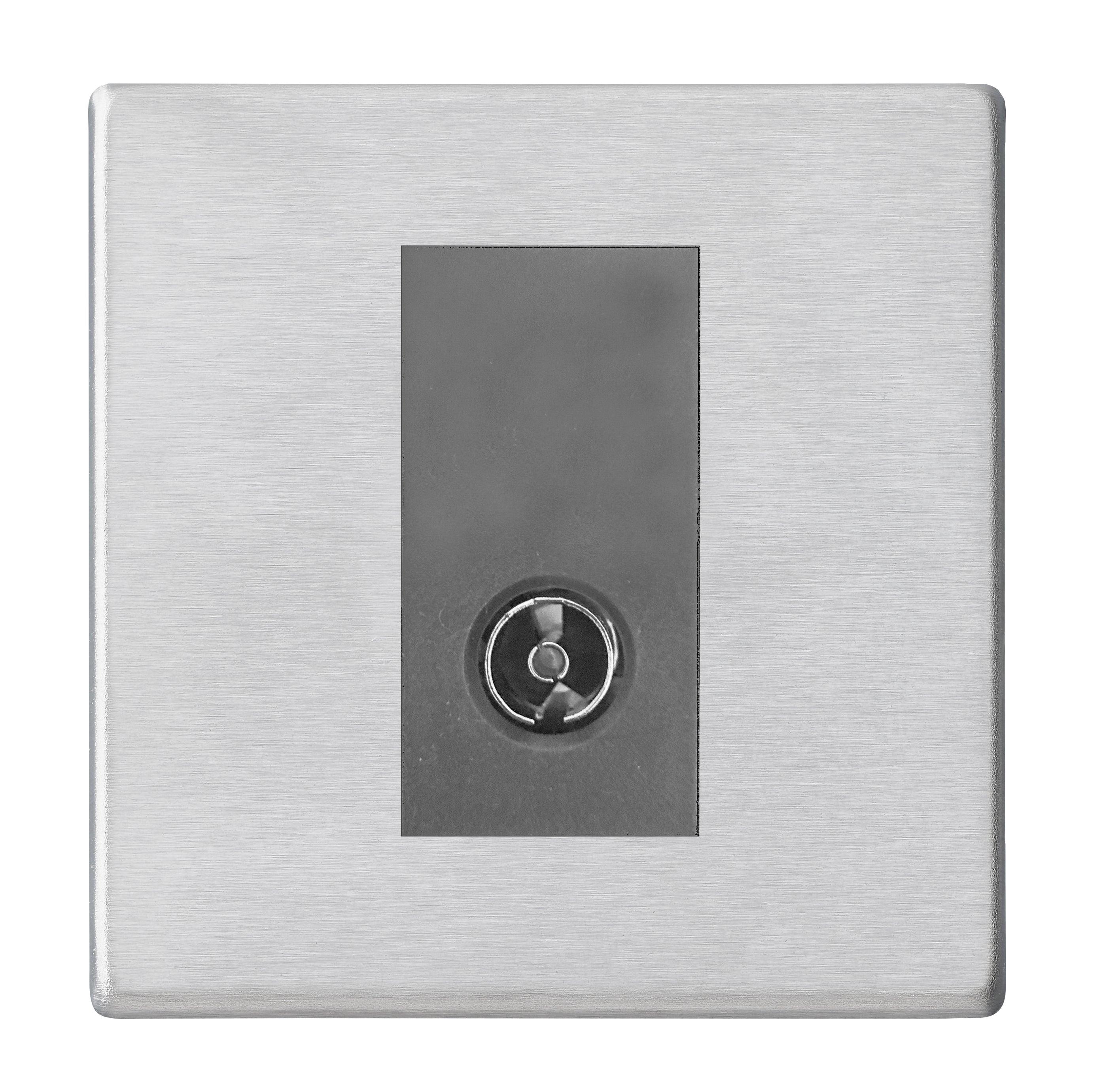 Hamilton Hartland G2 Satin Stainless Non-Isolated TV Socket