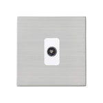 Hamilton Hartland G2 Satin Stainless Non-Isolated TV Socket 