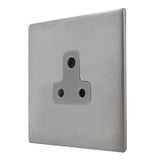 Hamilton 7G24US5QG G2 Satin Steel 5A unswitched socket