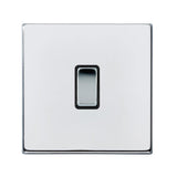 Hamilton 7G27RRTBC-B G2 Polished Chrome 10A single retractive switch (push to make & push to break)