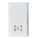 Hamilton 7G27SHSW G2 Polished Chrome dual voltage shaver socket