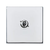 Hamilton 7G27T21 G2 Polished Chrome 20A single toggle light switch 2 way