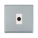 Hamilton 7G27TVIW G2 Polished Chrome isolated TV socket