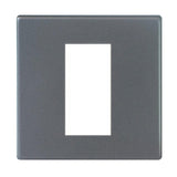 Hamilton 7G2AEURO1 G2 Anthra Gray 1 module Euro plate