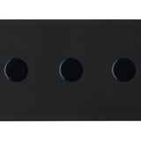 Hamilton Hartland G2 Matt Black 3 Gang 100w 2 Way LED Dimmer