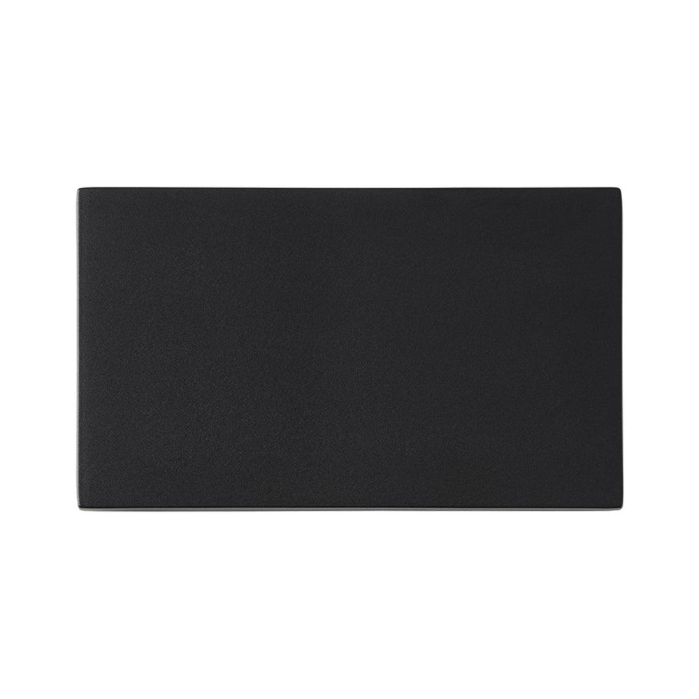 Hamilton Hartland G2 Matt Black Double Blank Plate