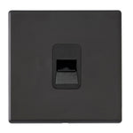 Hamilton Hartland G2 Matt Black Telephone Master Socket