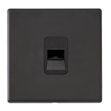 Hamilton Hartland G2 Matt Black Telephone Master Socket