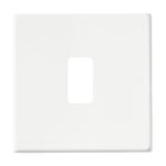 Hamilton Hartland G2 Matt White 1 Gang Grid Plate