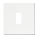 Hamilton Hartland G2 Matt White 1 Gang Grid Plate