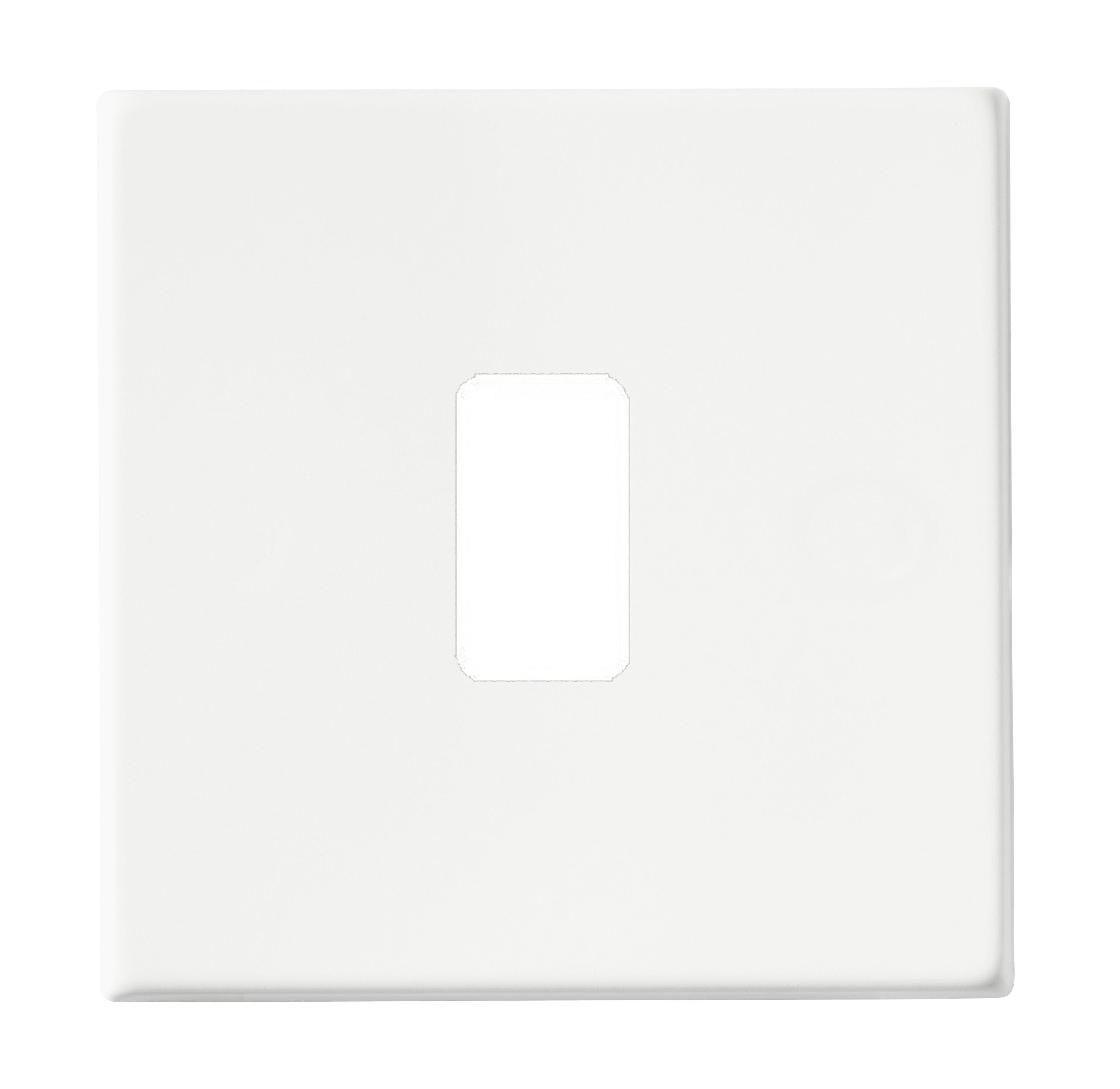 Hamilton Hartland G2 Matt White 1 Gang Grid Plate