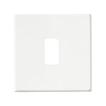 Hamilton Hartland G2 Matt White 1 Gang Grid Plate