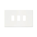 Hamilton Hartland G2 Matt White 3 Gang Grid Plate