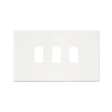 Hamilton Hartland G2 Matt White 3 Gang Grid Plate