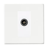 Hamilton Hartland G2 Matt White Non-Isolated Female TV Socket