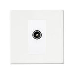 Hamilton Hartland G2 Matt White Non-Isolated Female TV Socket