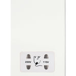 Hamilton Hartland G2 Matt White Shaver Socket