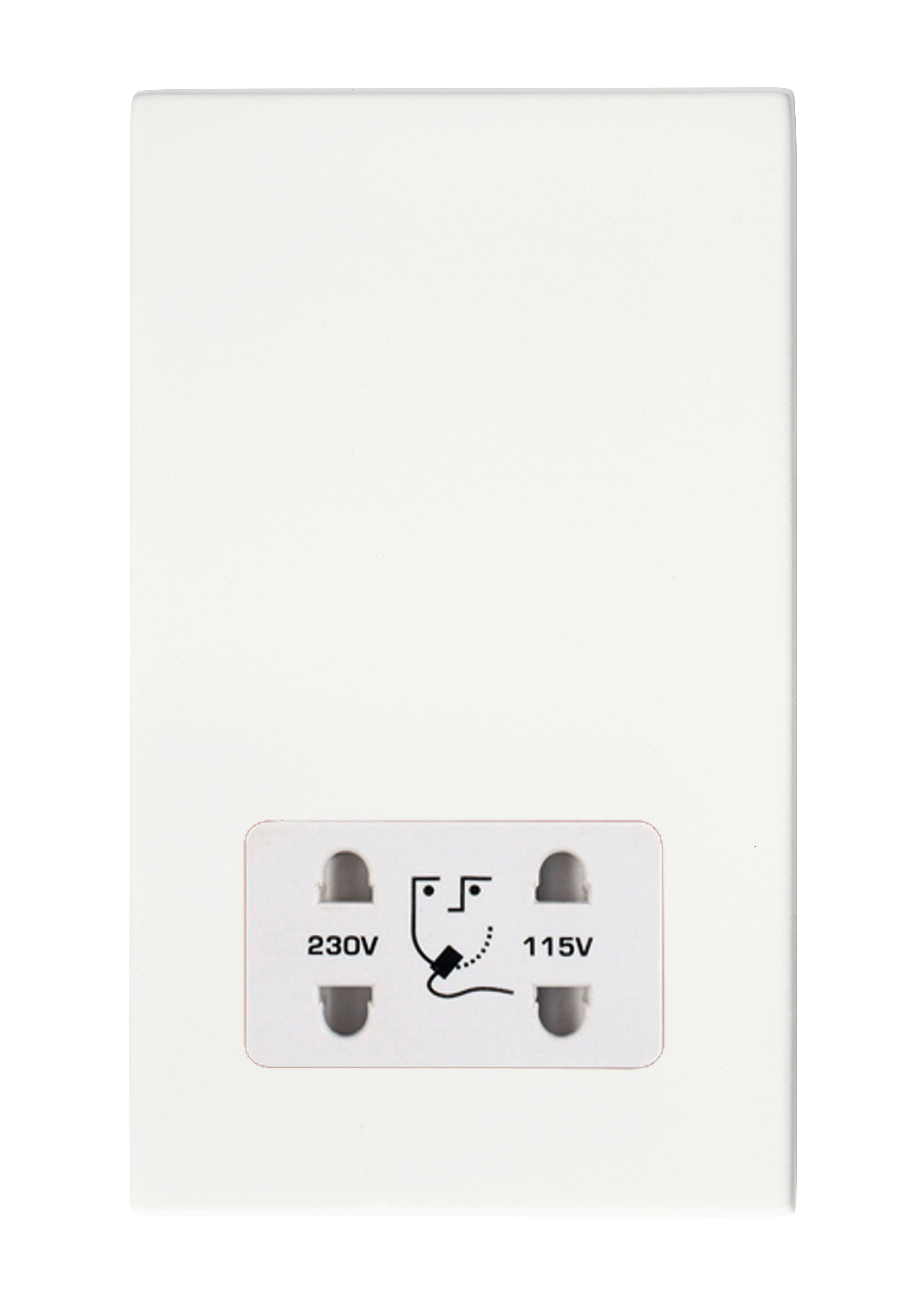 Hamilton Hartland G2 Matt White Shaver Socket