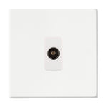 Hamilton Hartland G2 Matt White Non-Isolated TV Socket