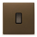 Hamilton 7G2RBR31BL-B G2 Richmond Bronze 10A single intermediate light switch