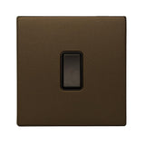 Hamilton 7G2RBRRTBL-B G2 Richmond Bronze 10A single retractive switch (push to make & push to break)