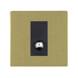 Hamilton 82CSATNB CFX Satin Brass non-isolated satellite socket