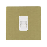 Hamilton 82CTCMW CFX Satin Brass telephone master socket