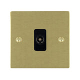 Hamilton 82TVB Satin Brass non-isolated TV socket