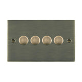 Hamilton 894X40 Antique Brass quadruple 400w 2 way dimmer