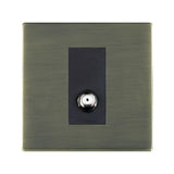 Hamilton 89CSATNB CFX Antique Brass non-isolated satellite socket