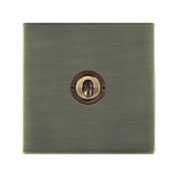 Hamilton 89CT21 CFX Antique Brass 20A single toggle light switch 2 way