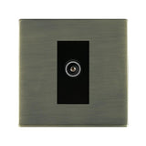 Hamilton 89CTVB CFX Antique Brass non-isolated TV socket