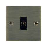 Hamilton 89TVB Antique Brass non-isolated TV socket