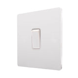 Hamilton 8WPCR21WH-W CFX Primed White 10A single 2 way light switch