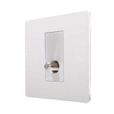 Hamilton 8WPCSATNW CFX Primed White non-isolated satellite socket