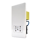 Hamilton 8WPCSHSW CFX Primed White dual voltage shaver socket