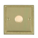 Hamilton 901X40 Polished Brass Dimmer Switch 1 Gang 400W