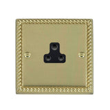 Hamilton 90US2B Polished Brass Unswitched 2A Socket