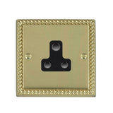 Hamilton 90US5B Polished Brass Unswitched 5A Socket