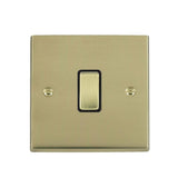 Hamilton 92R21PB-B Polished Brass Switch 1 Gang 10A