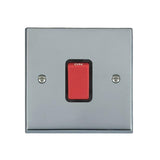 Hamilton 9545B Polished Chrome 45A Switch 1 Gang