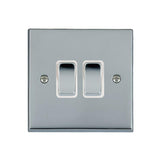 Hamilton 95R32BC-W Polished Chrome Switch Intermediate 2 Gang