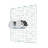 Hamilton PC2X40BC Perception CFX Transparent double 400w 2 way dimmer