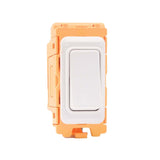 Hamilton FLR2WO-WH White 20A Non Retractive 2 Way and Off Rocker Switch with White Bezel