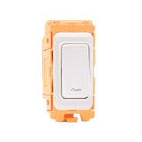 Hamilton FLDP-WH-WH-OV White 20A Oven Double Pole Rocker Switch