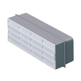 National Ventilation 501W Horizontal Air Brick with Damper White