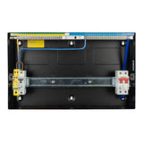 Lewden 18 Way RCBO Black Consumer Unit complete with pre-wired SPD Kit