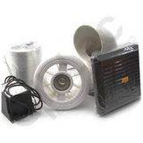 Luminair Shower Fan and Light Kit + Timer