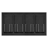 Lutron RA2 Select 4 Gang Pico Faceplate - Black