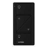 Lutron RA2 Select Wireless 2 Button Pico RF Control with Raise/Lower Black